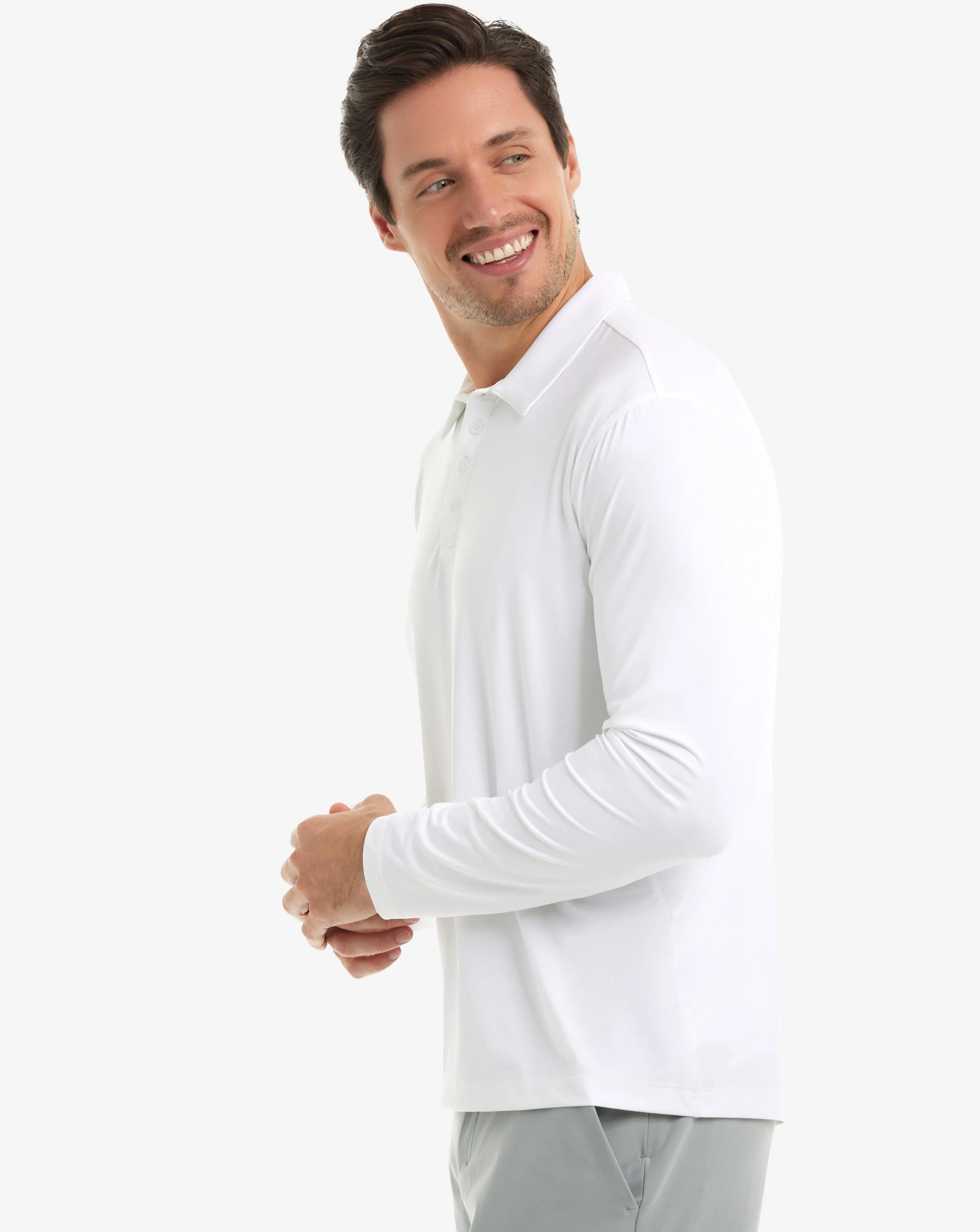 MEN'S LONG SLEEVE COLLARED SHIRT (12004)