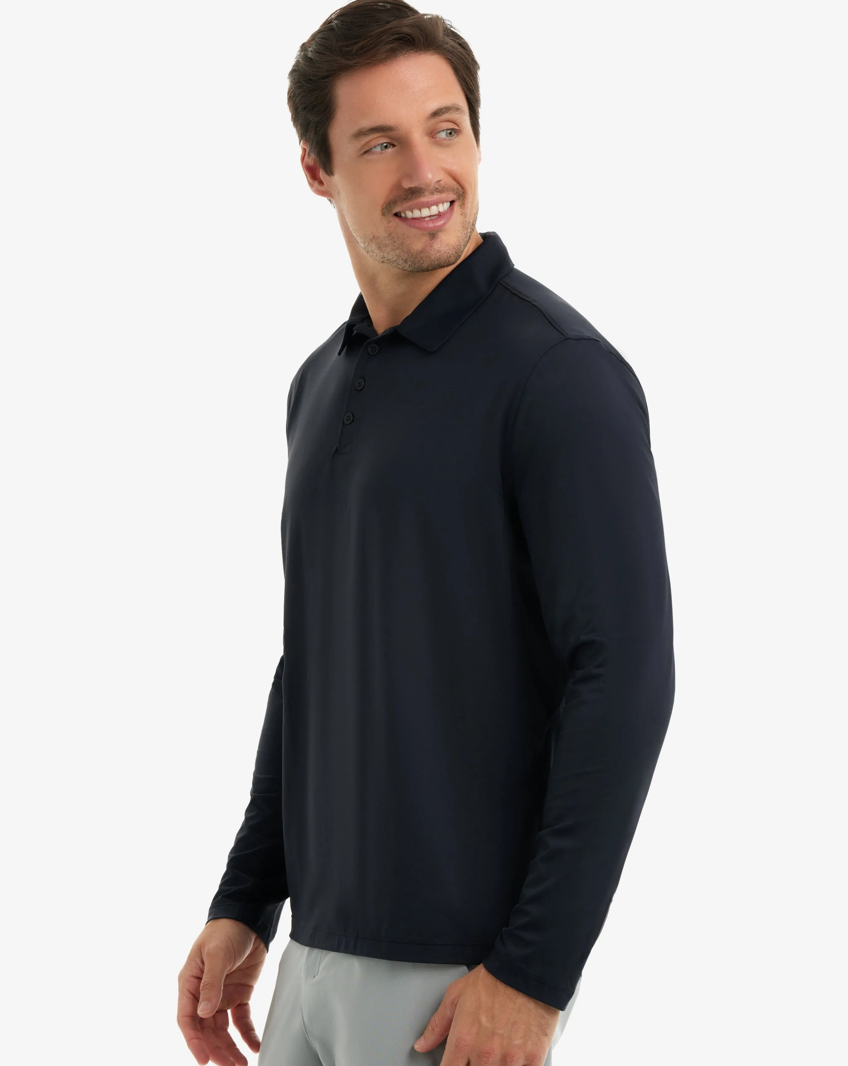 MEN'S LONG SLEEVE COLLARED SHIRT (12004)