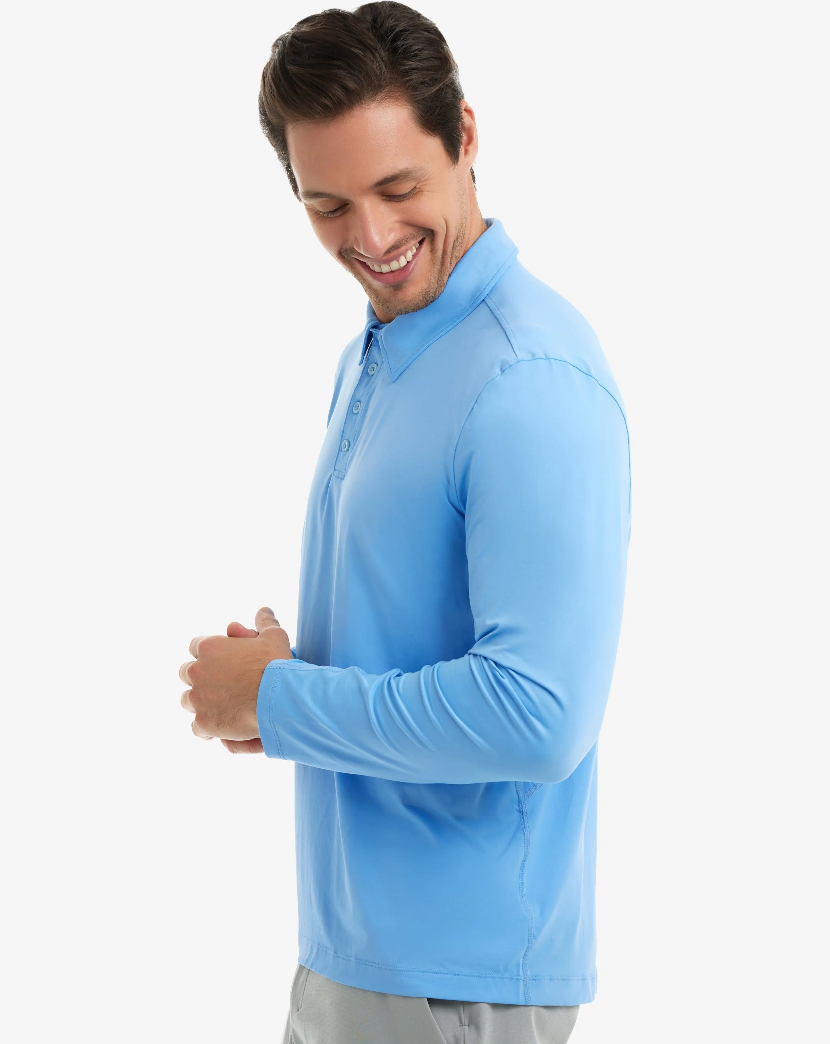 MEN'S LONG SLEEVE COLLARED SHIRT (12004)