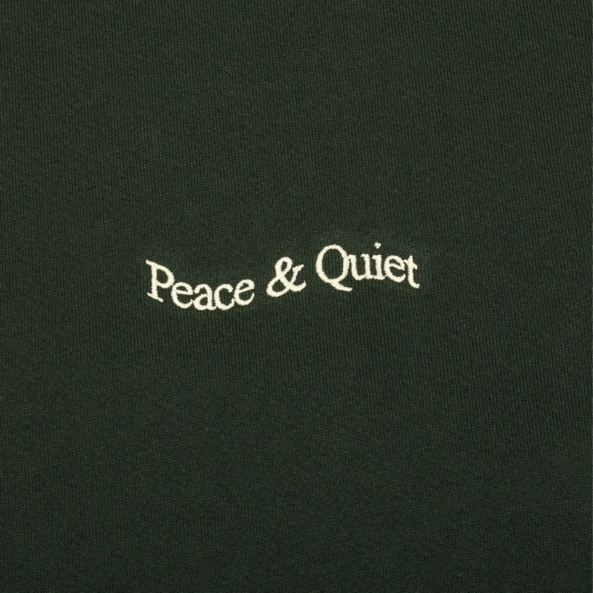 Museum of Peace & Quiet Wordmark Crewneck (Pine)