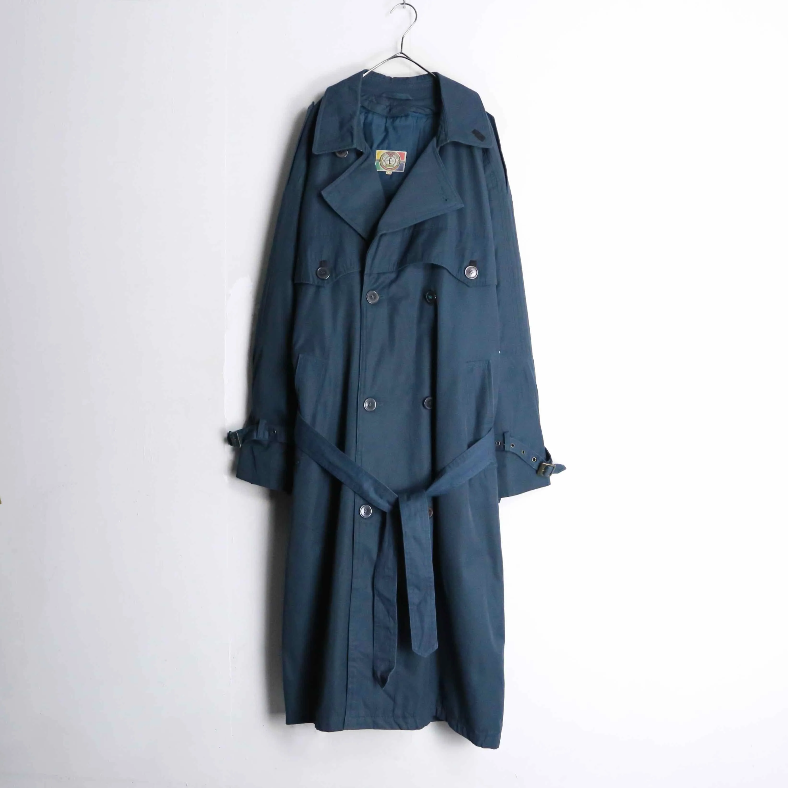 navy color trench coat