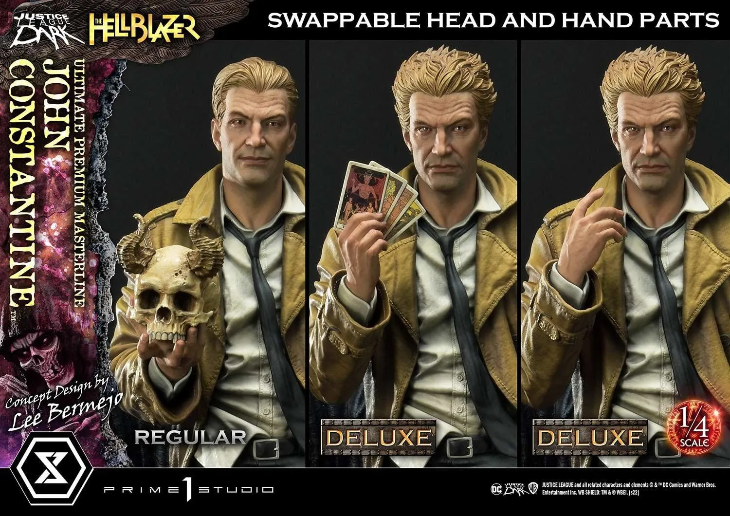 PRE-ORDER: Prime 1 Studio Ultimate Premium Masterline Hell Blazer (Comics) JOHN CONSTANTINE (Concept Design by Lee Bermejo) DX Bonus Version 1/4 Scale Statue