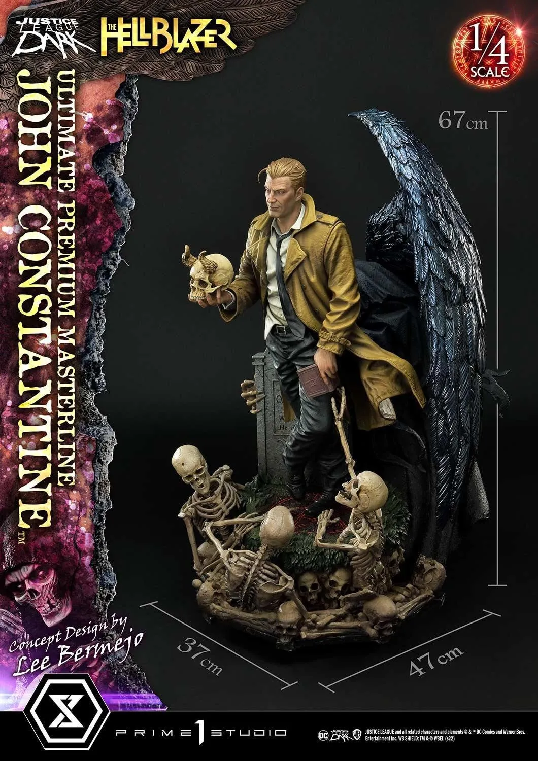 PRE-ORDER: Prime 1 Studio Ultimate Premium Masterline Hell Blazer (Comics) JOHN CONSTANTINE (Concept Design by Lee Bermejo) DX Bonus Version 1/4 Scale Statue