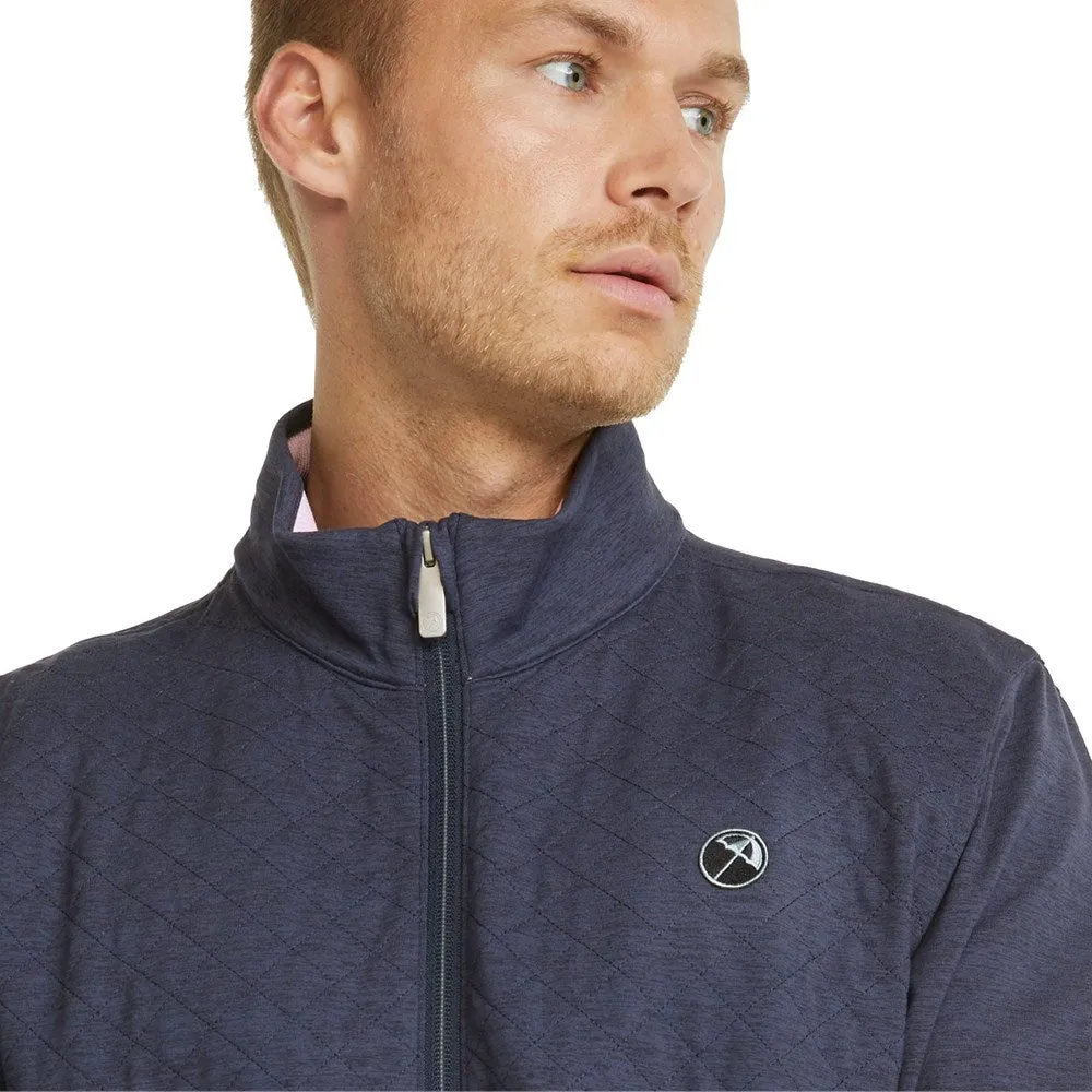 Puma AP CLOUDSPUN Castle Golf Quarter-Zip - Navy Blazer Heather