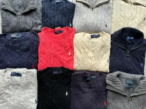 Ralph lauren sweaters - cable knit and 1/4 zip