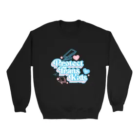 Retro Protect Trans Kids Crew Sweatshirt