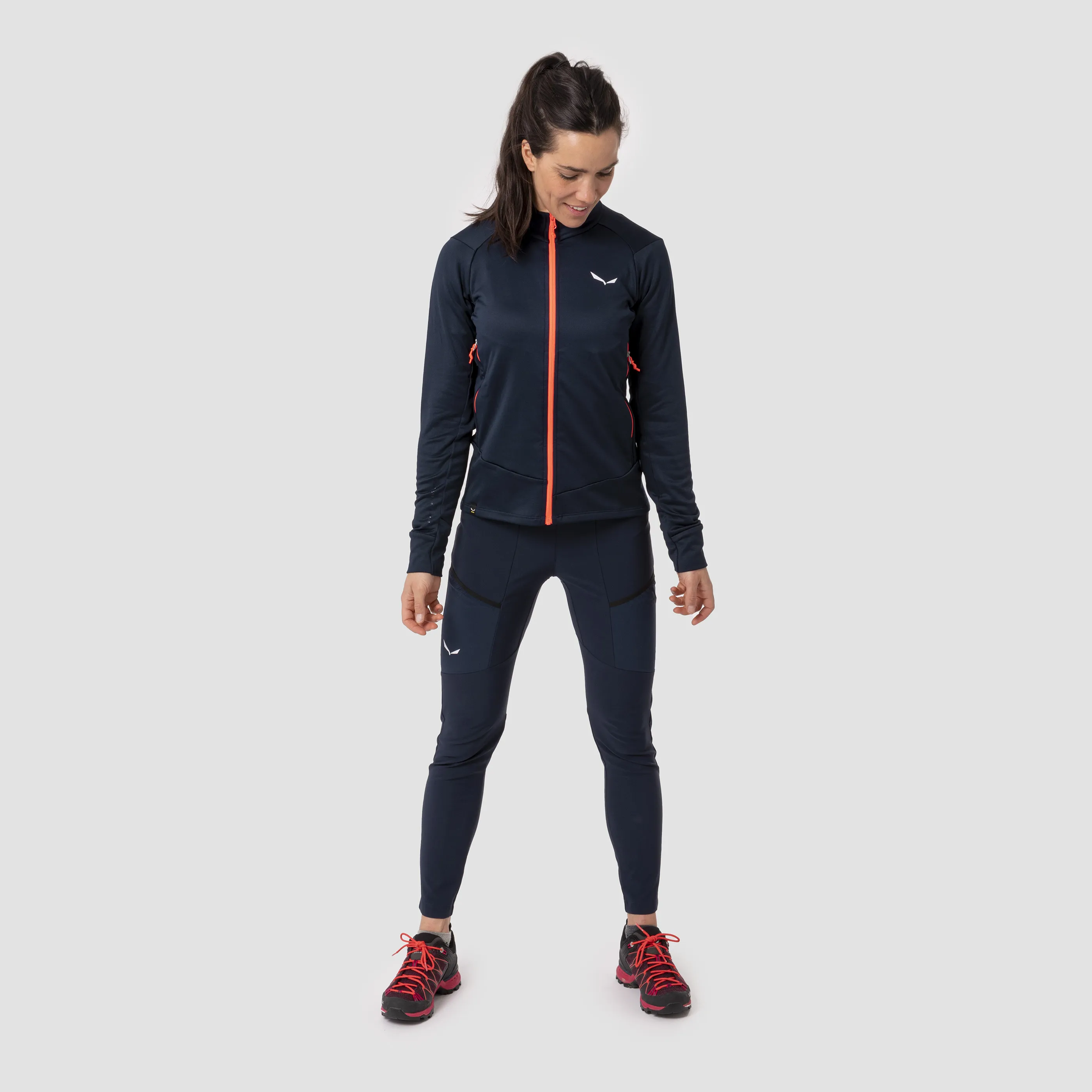 Salewa Women&#x27;s Puez Polarlite Fleece Navy Blazer | Buy Salewa Women&#x27;s Puez Polarlite Fleece Navy Blazer here | Outnorth