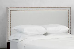 Simple yet Unique Adjustable Height Headboard Available in Different Fabrics and Colors