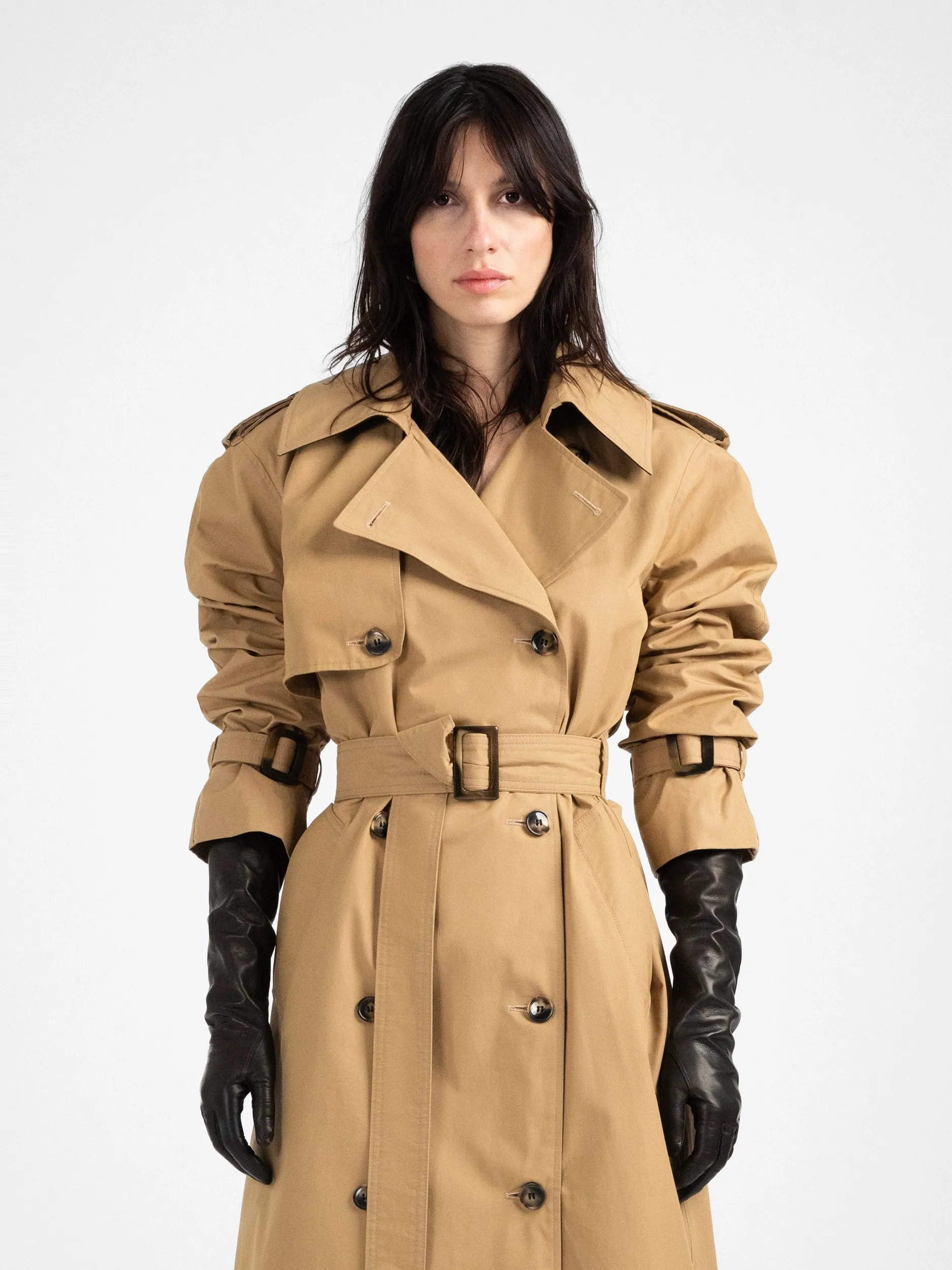 TELEKI waterproof cotton trench coat