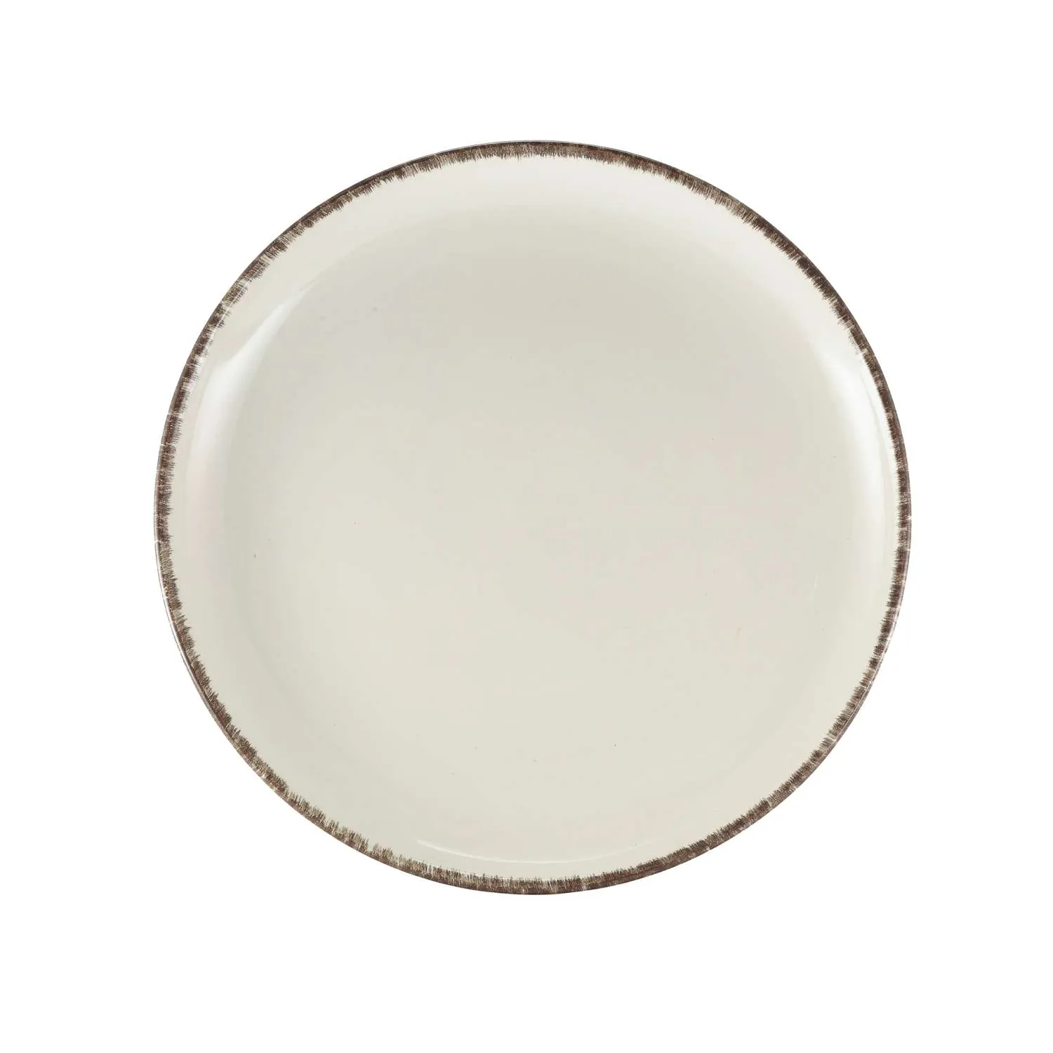 Terra Stoneware Sereno Grey Coupe Plate 27.5cm Pack 6