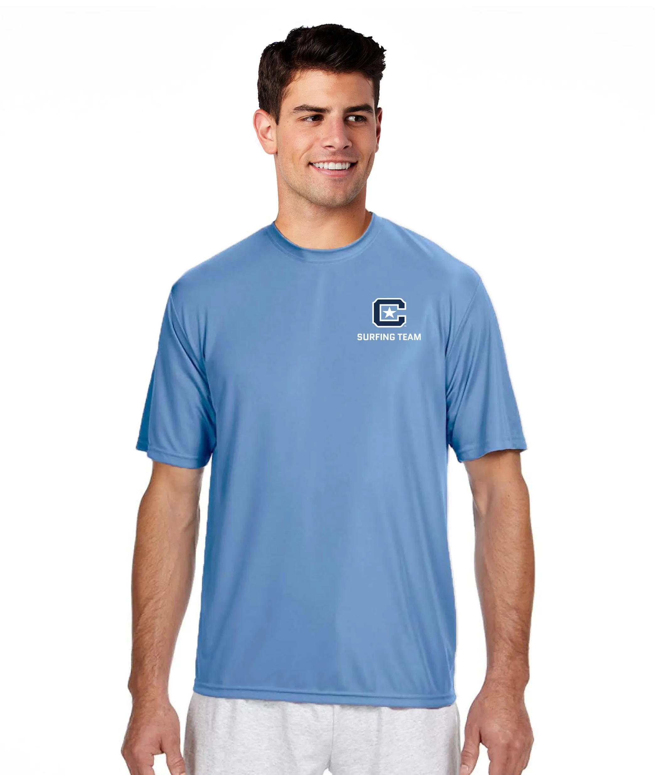 The Citadel, C Star, Club Sports - Surfing Team, A4 Men's Cooling Performance T-Shirt