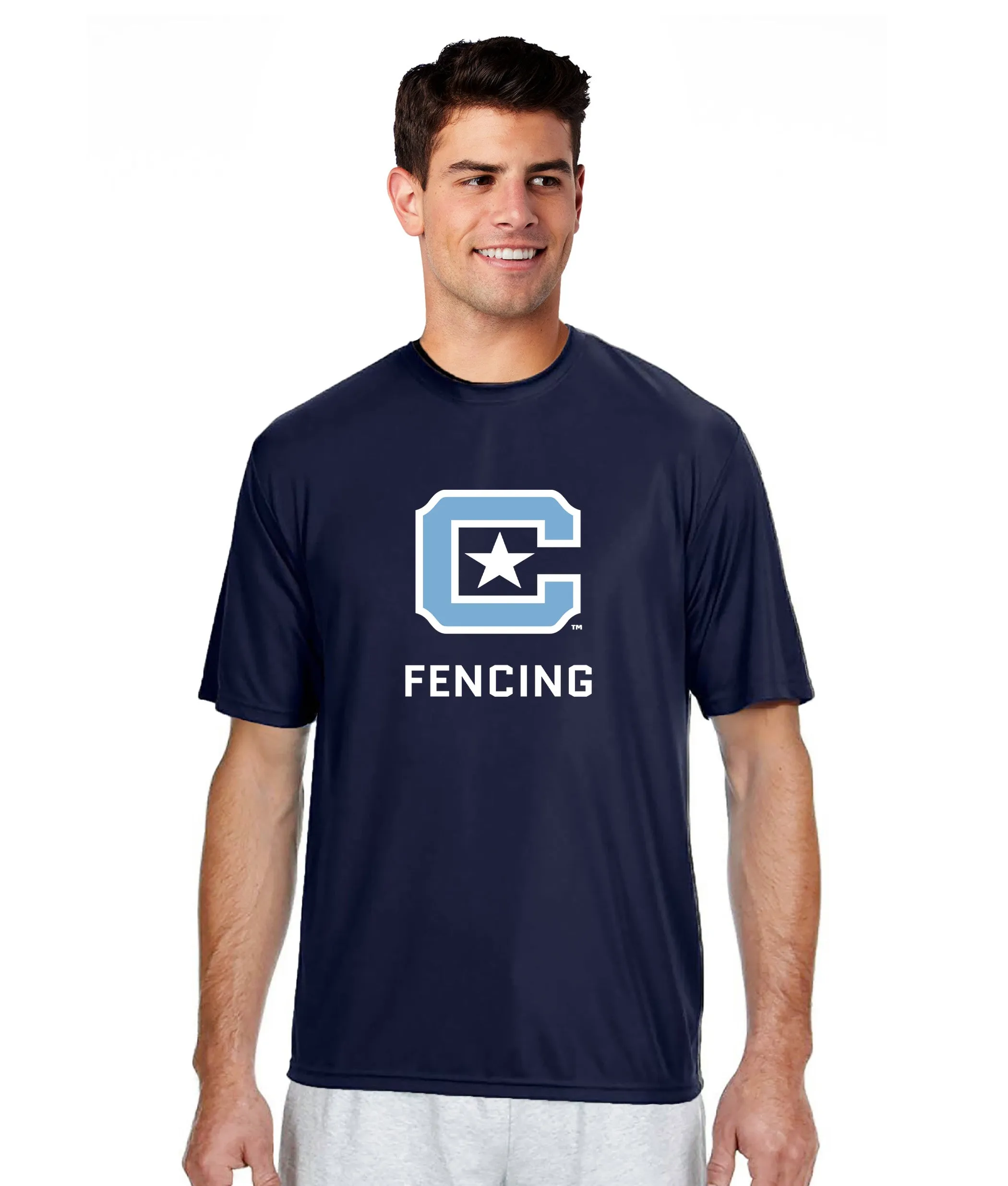 The Citadel, Club Sports - Fencing,  A4 Men's Cooling Performance T-Shirt