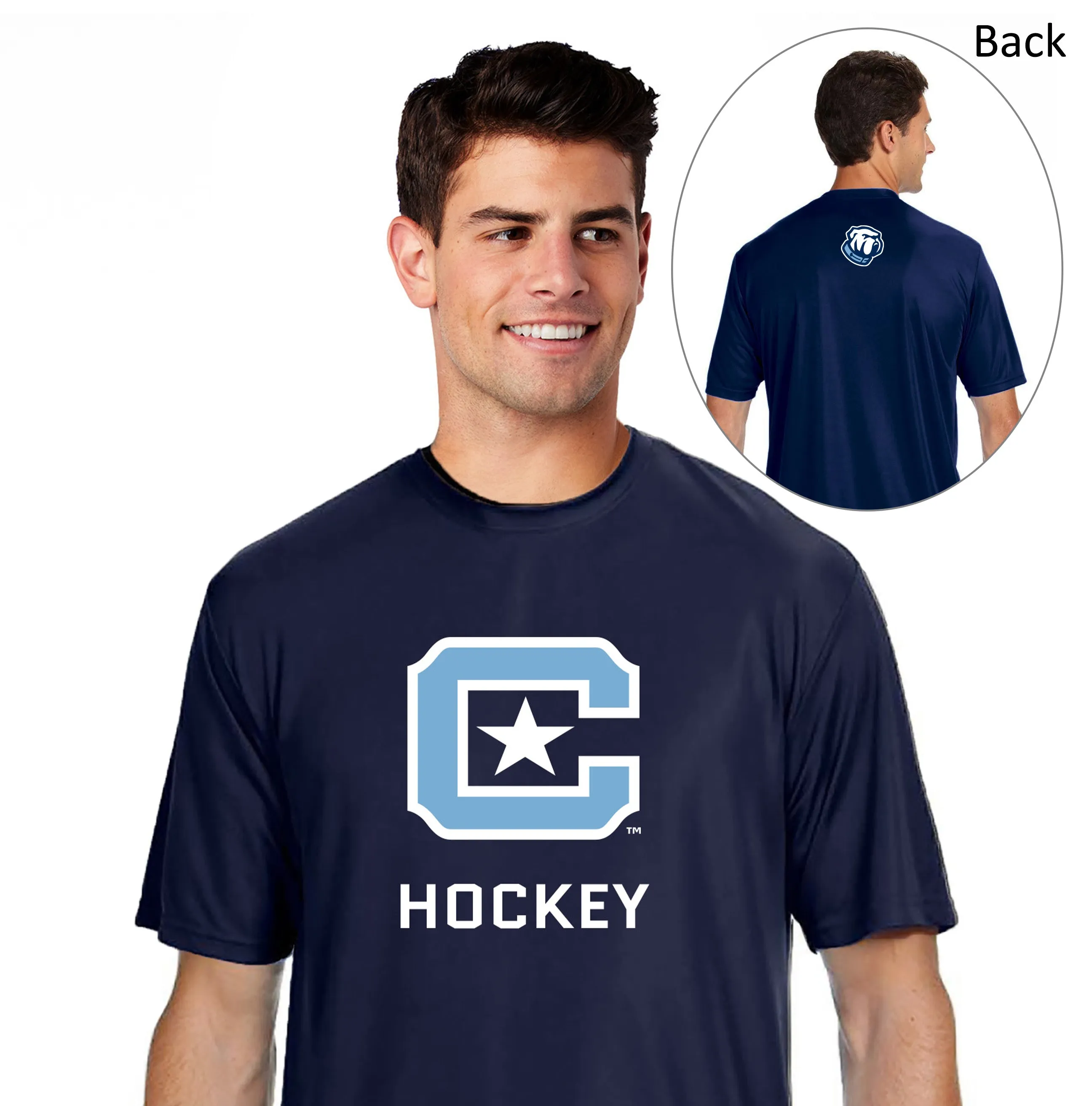 The Citadel, Club Sports - Hockey,  A4 Men's Cooling Performance T-Shirt