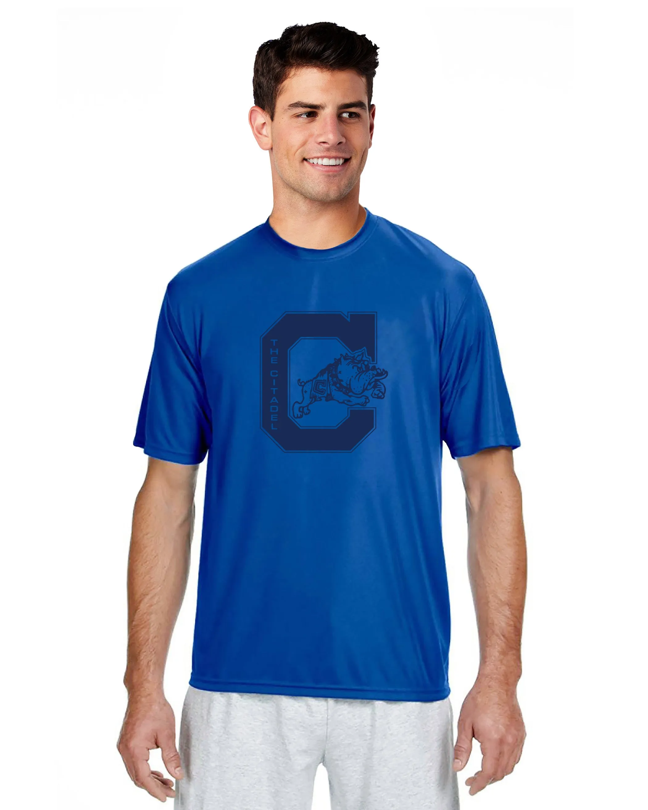 The Citadel, Jumping Bulldog Performance Tee Shirt