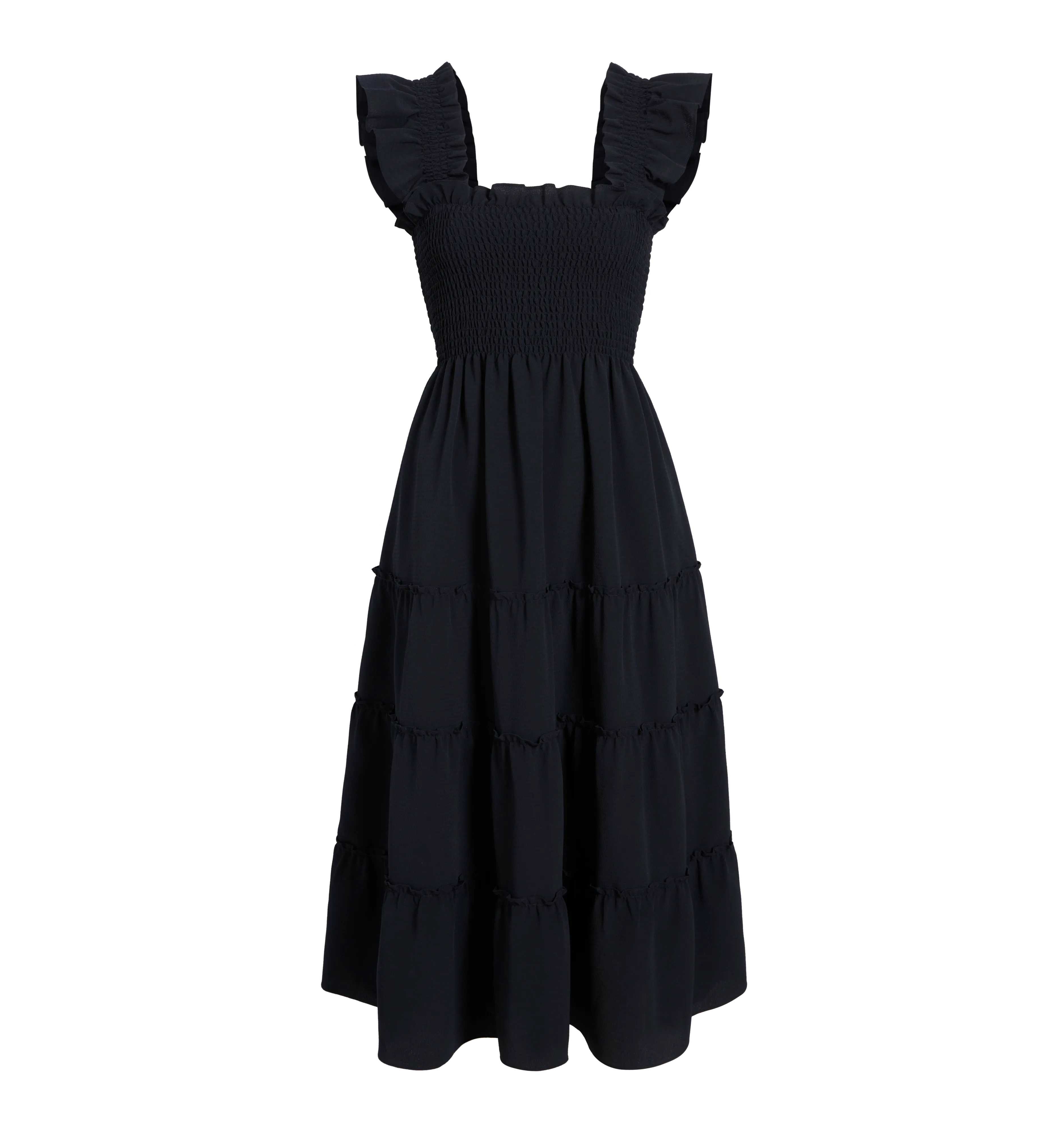 The Ellie Nap Dress - Black Crepe