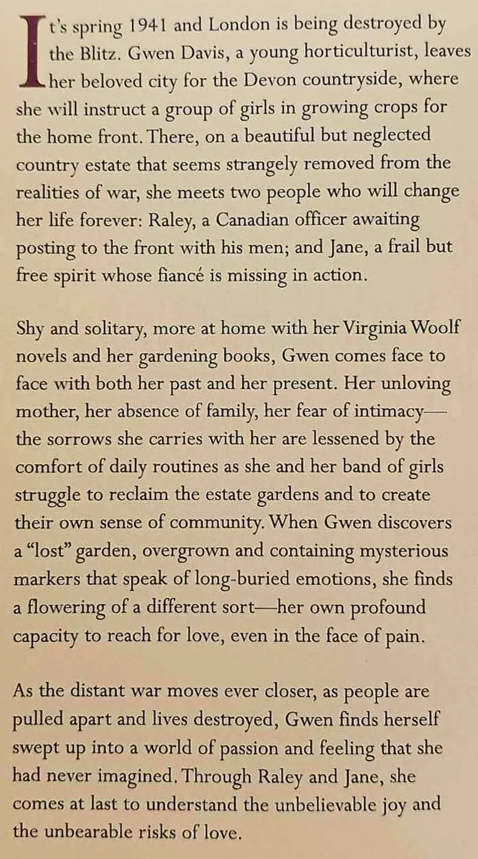 THE LOST GARDEN - Helen Humphreys