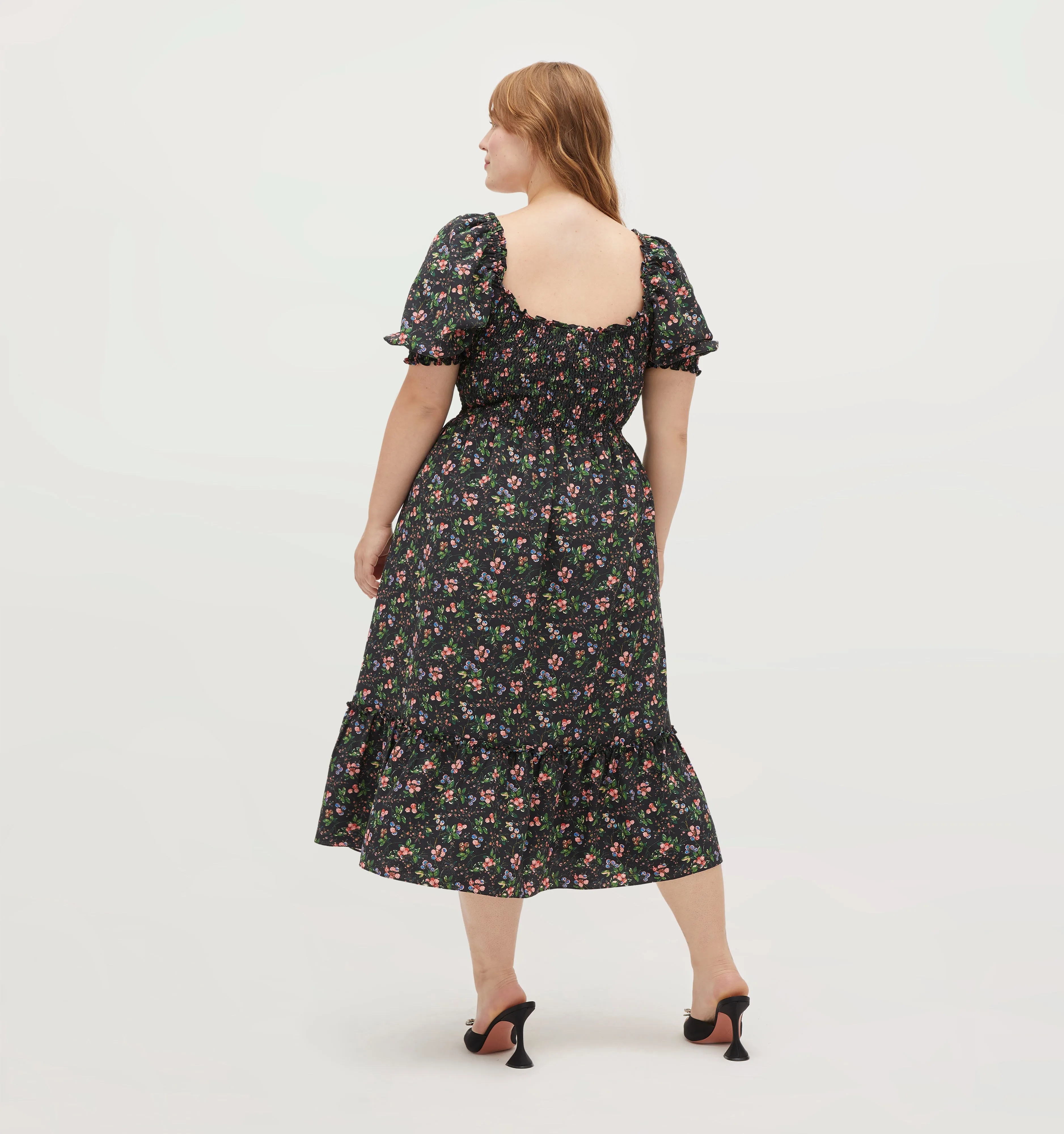 The Louisa Nap Dress - Multi Berry Crepe