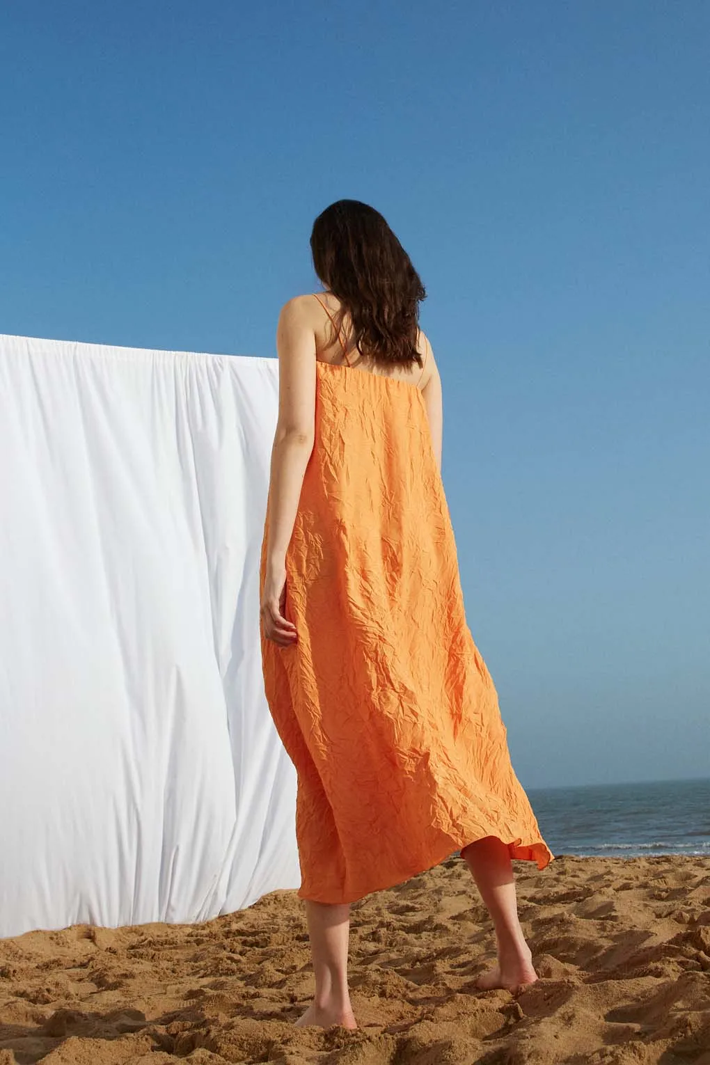 The Lucia Dress - Orange