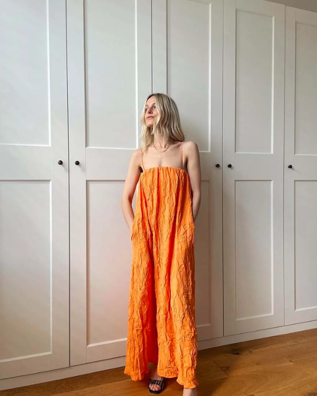 The Lucia Dress - Orange