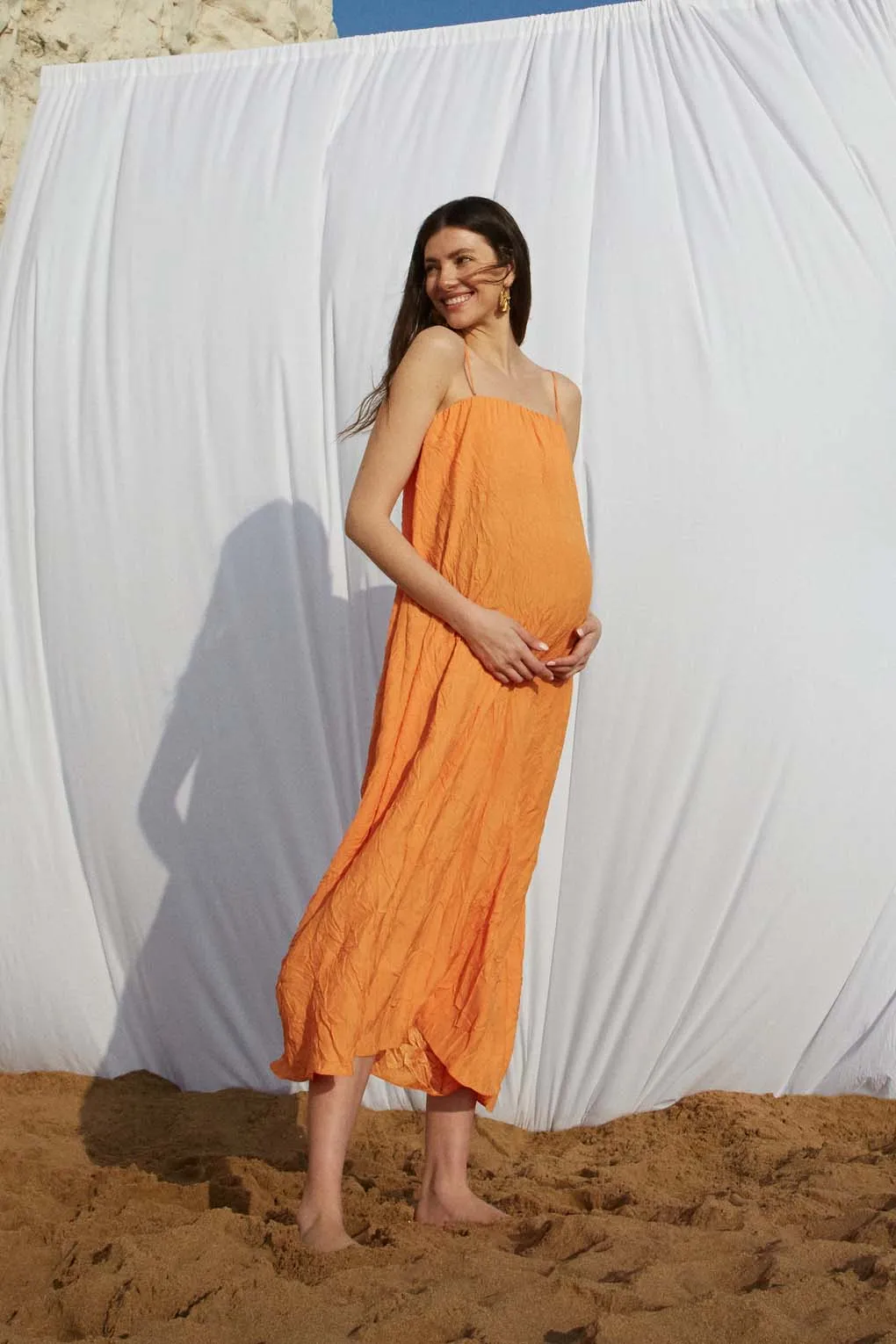 The Lucia Dress - Orange