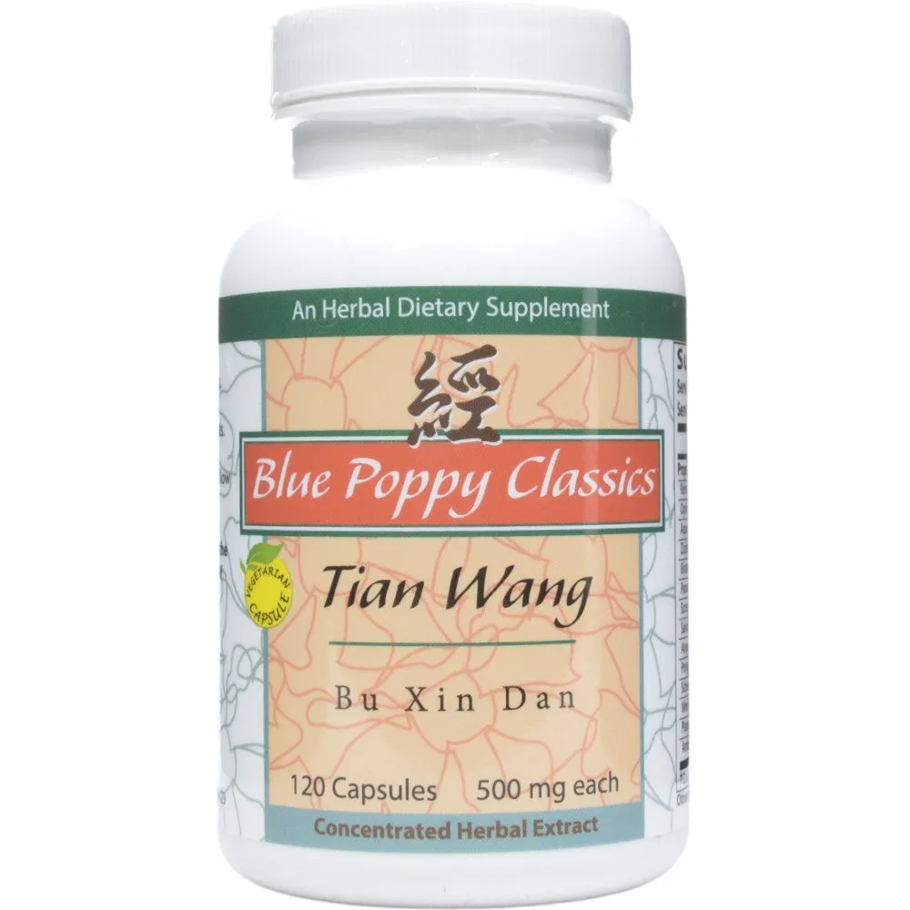 Tian Wang Bu Xin Dan 120 Capsules by Blue Poppy