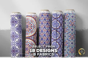 Tiles Pattern Apparel Fabric 3Meters , 9 Designs | 8 Fabrics Option | Moroccan Fabric By the Yard | 035