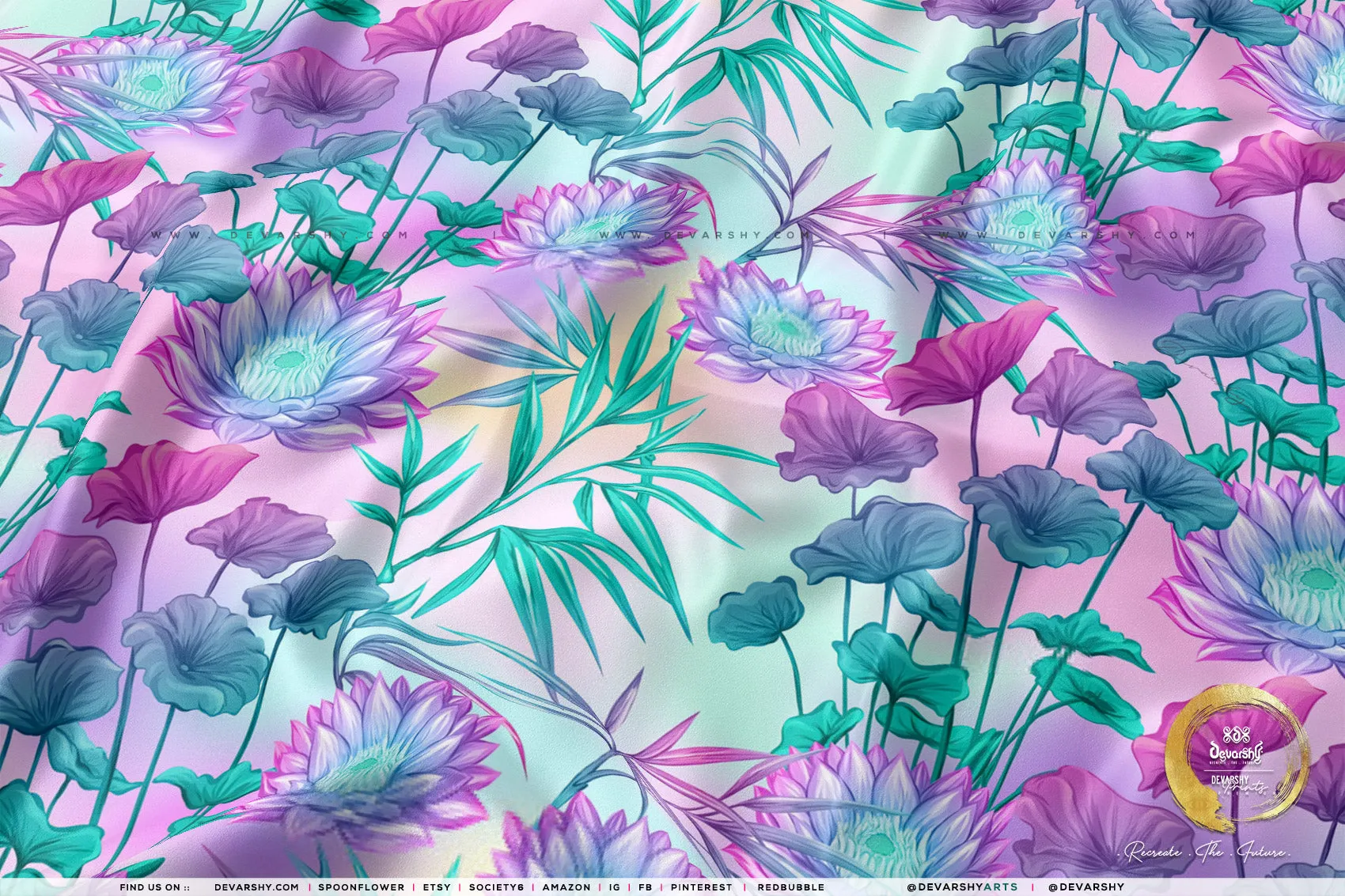 TROPICAL Apparel Fabric 3Meters , 9 Designs | 8 Fabrics Option | Fabric By the Yard | D20208