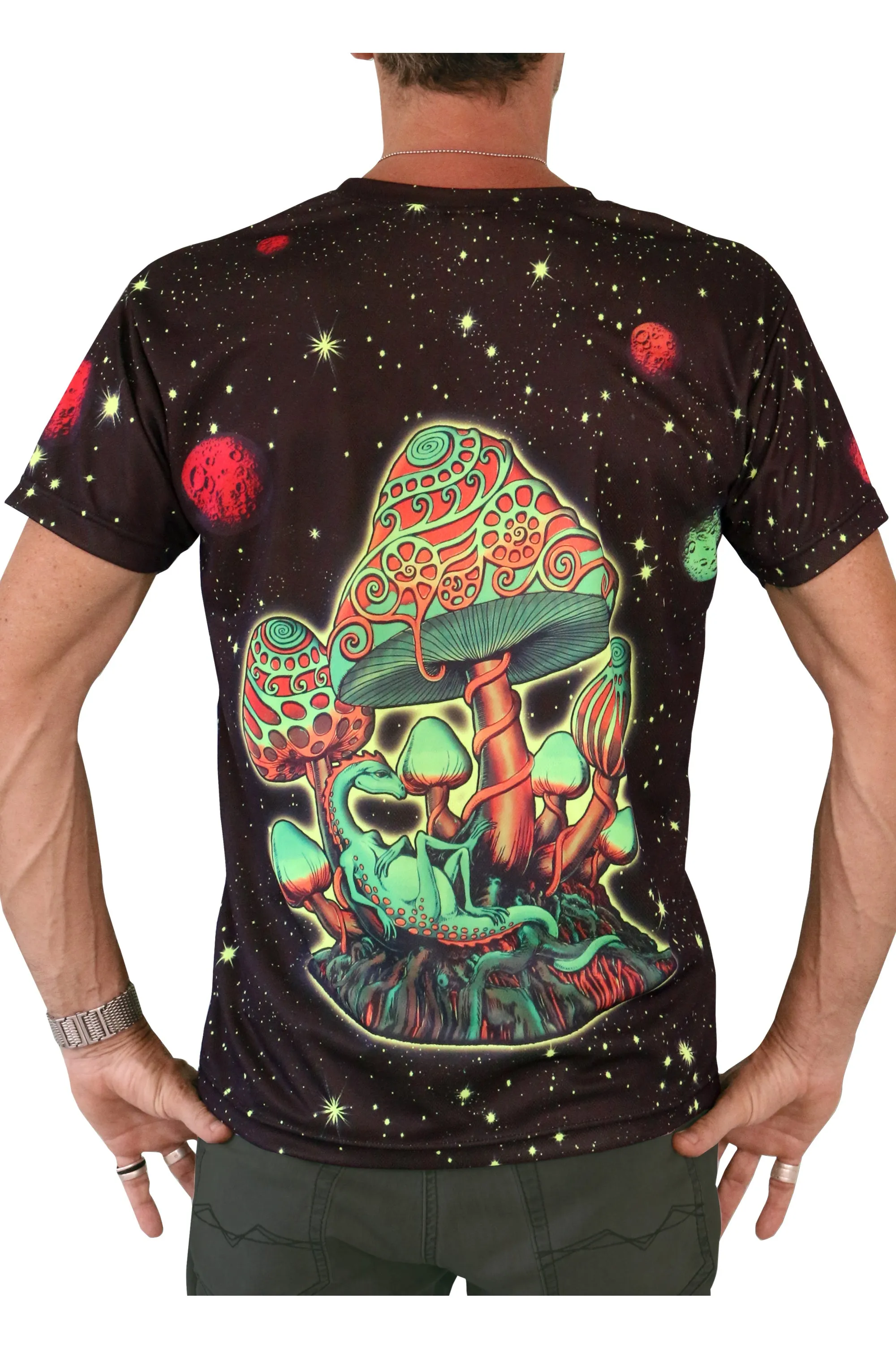 UV Sublime S/S T : Cosmic Shrooms UV