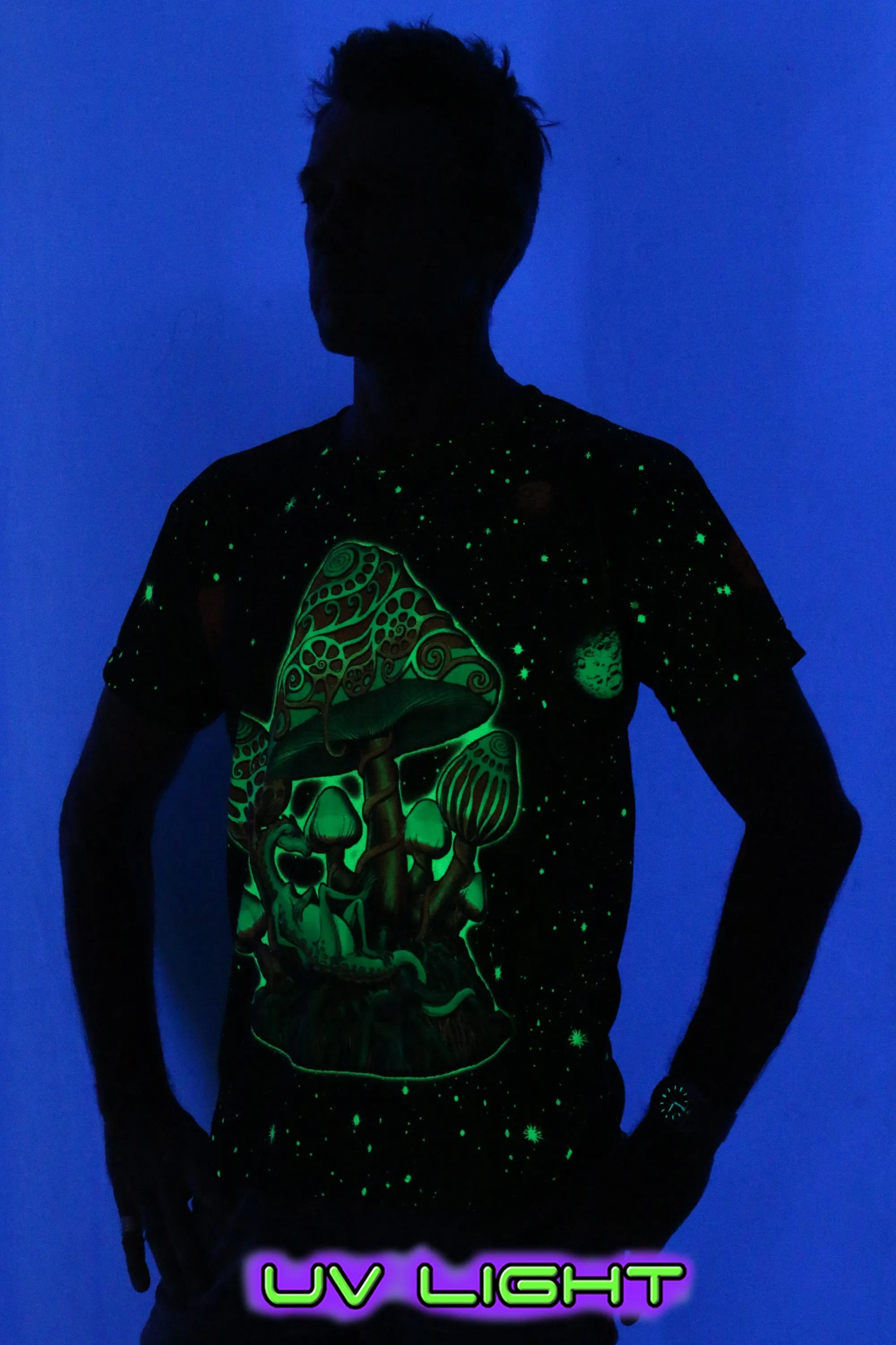 UV Sublime S/S T : Cosmic Shrooms UV