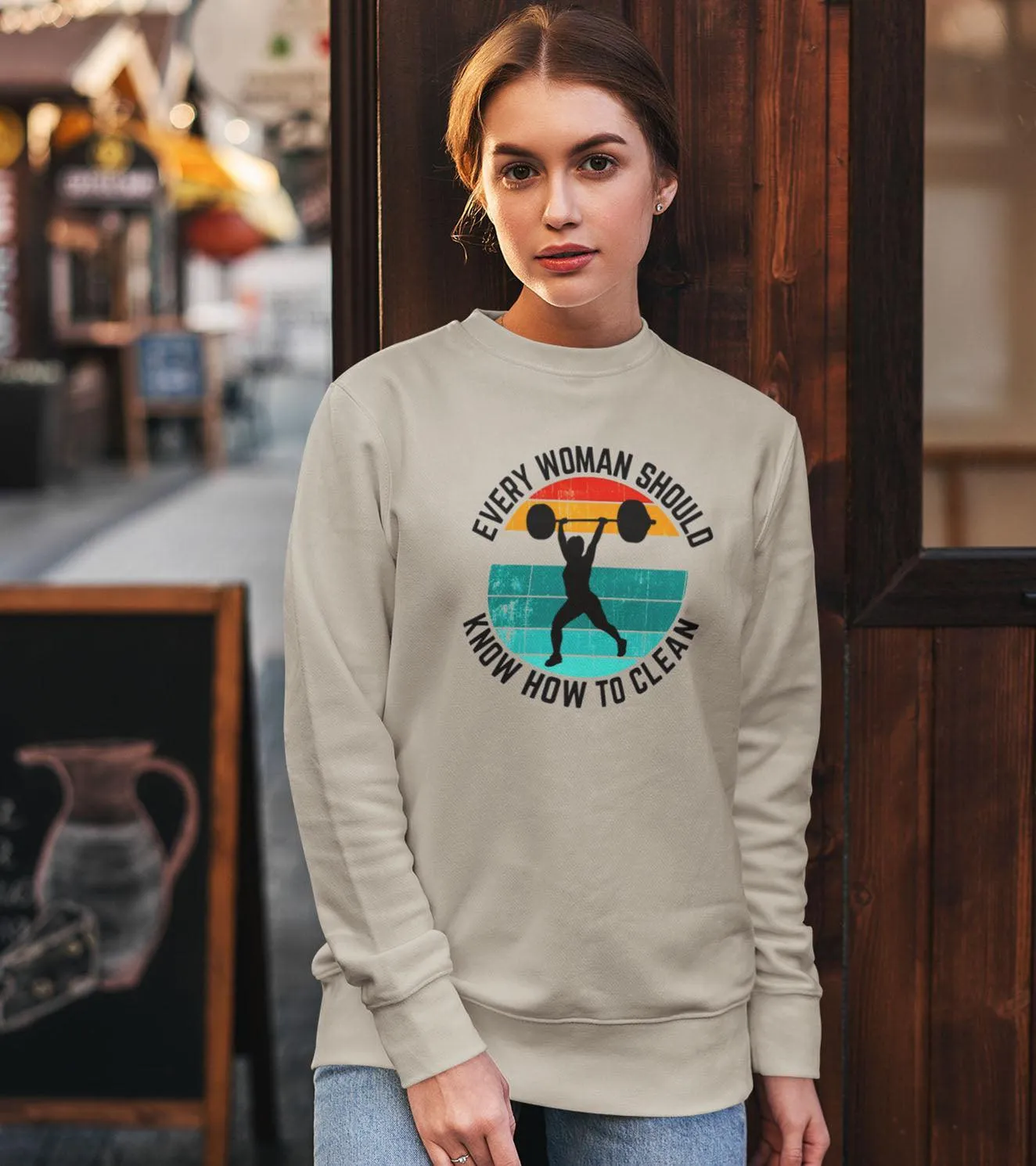 Women's  Loose fit Sweatshirt (Clean)