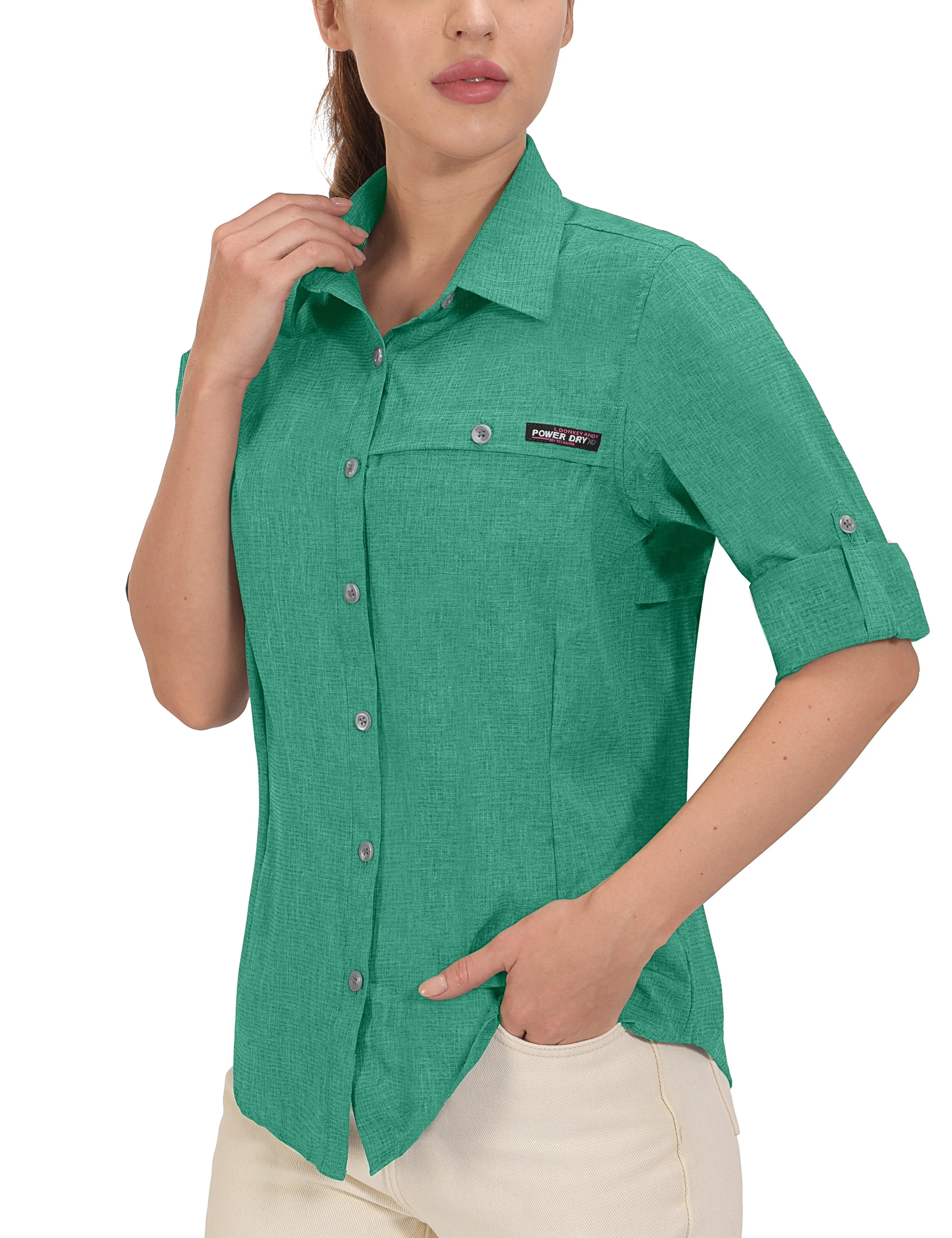 Women's UPF 50  UV Protection Air-Holes Tech Shirt