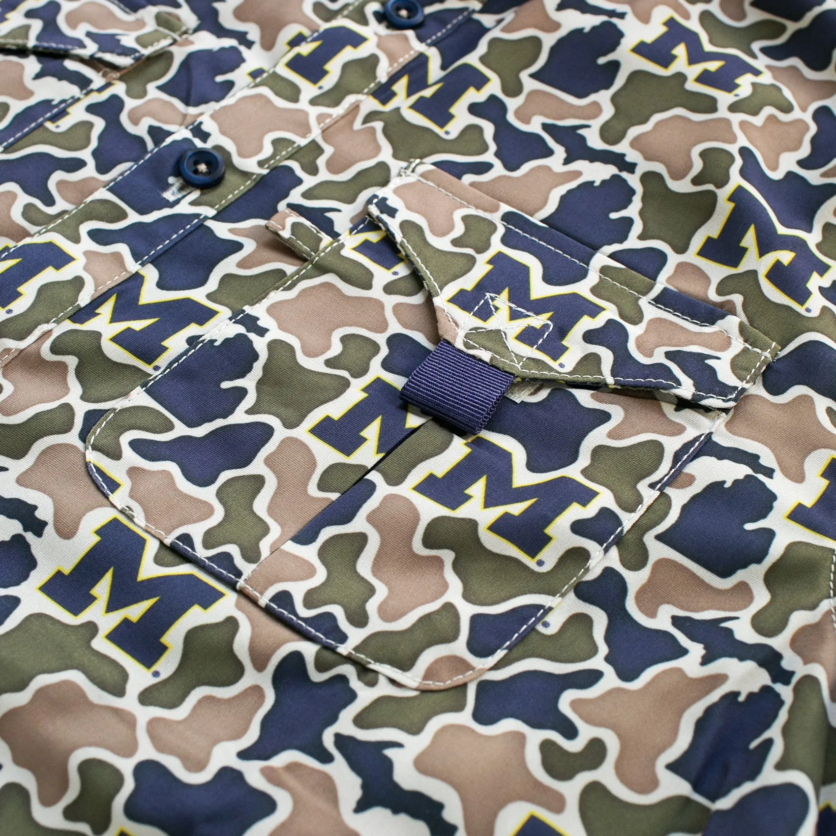 YOUTH - Michigan Camo - Frio Tech Shirt